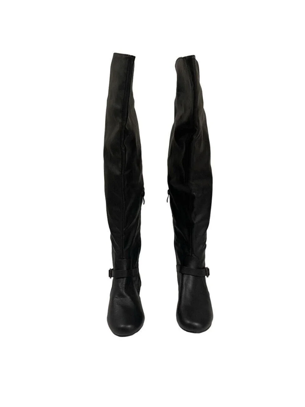 Women’s Journee Collection Black Over-the-Knee Boots Faux Leather Size 7.5 US!